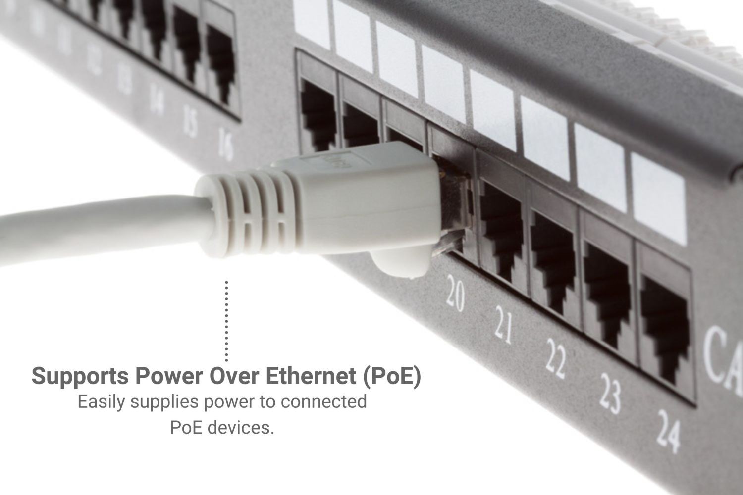 CAT6A Shielded Ethernet Patch Cable, Snagless, 35′ Gray – Lifetime Warranty