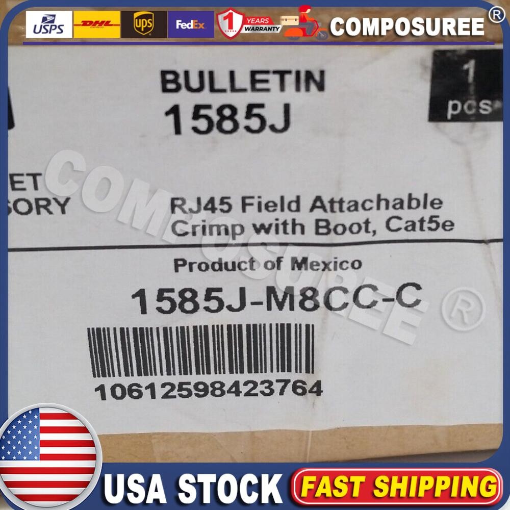 NEW Allen-Bradley 1585J-M8CC-C Ethernet Accessory 1585JM8CCC US Free Tax