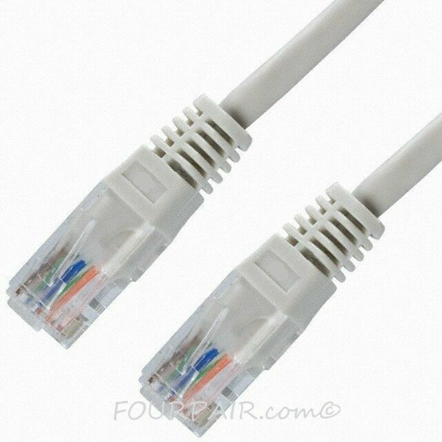 20 Pack Lot – 3ft CAT6 Ethernet Network LAN Router Patch Cable Cord Wire White