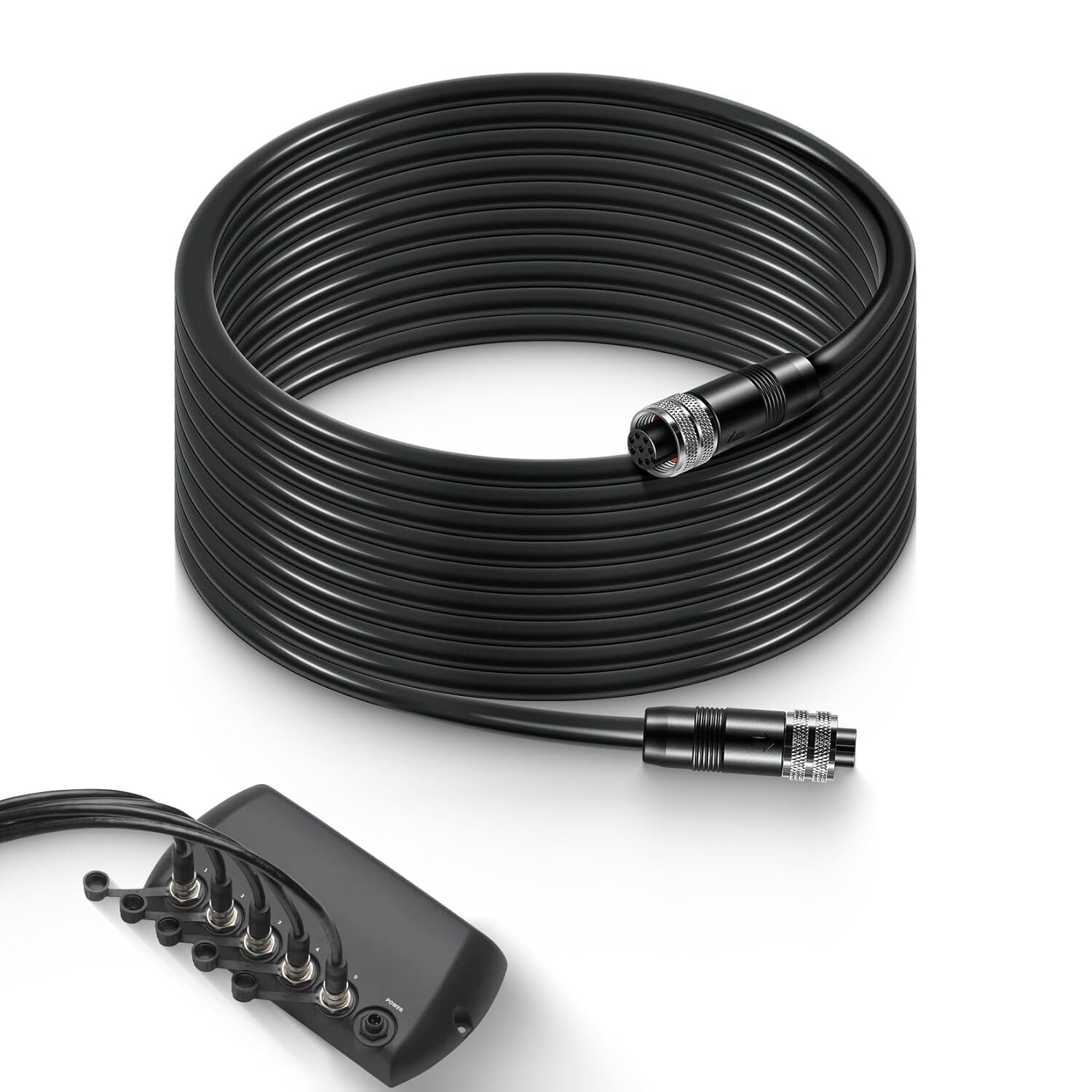 720073-3 AS EC 20E 8 pin Ethernet Cable 20 Feet for Humminbird Fits for All APEX