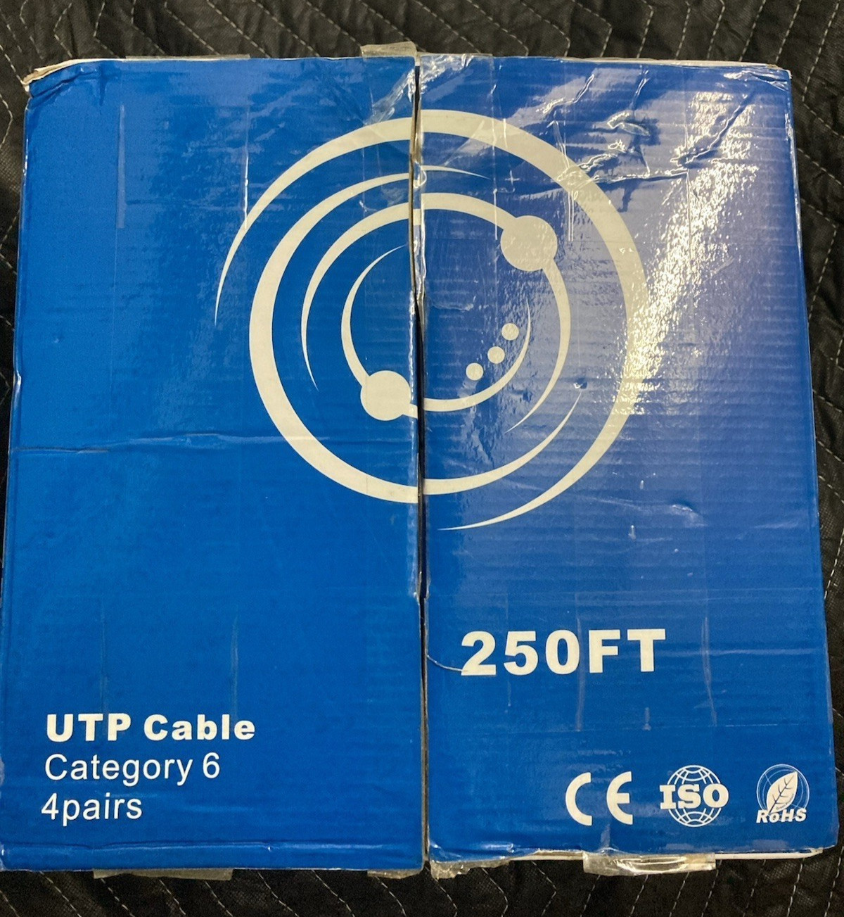VIVO 250ft Bulk Cat6 Ethernet Cable / Wire UTP