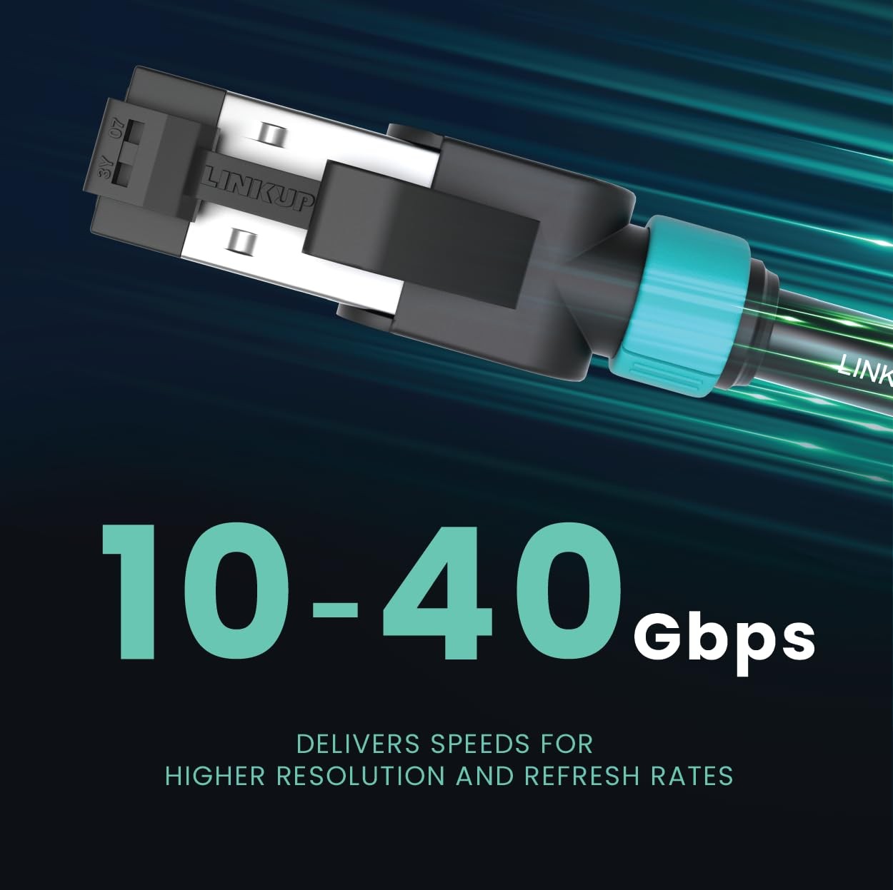 Cat7 Ethernet Cable 15 FT 1 Pack 10G Double Shielded RJ45 S/FTP LAN Black
