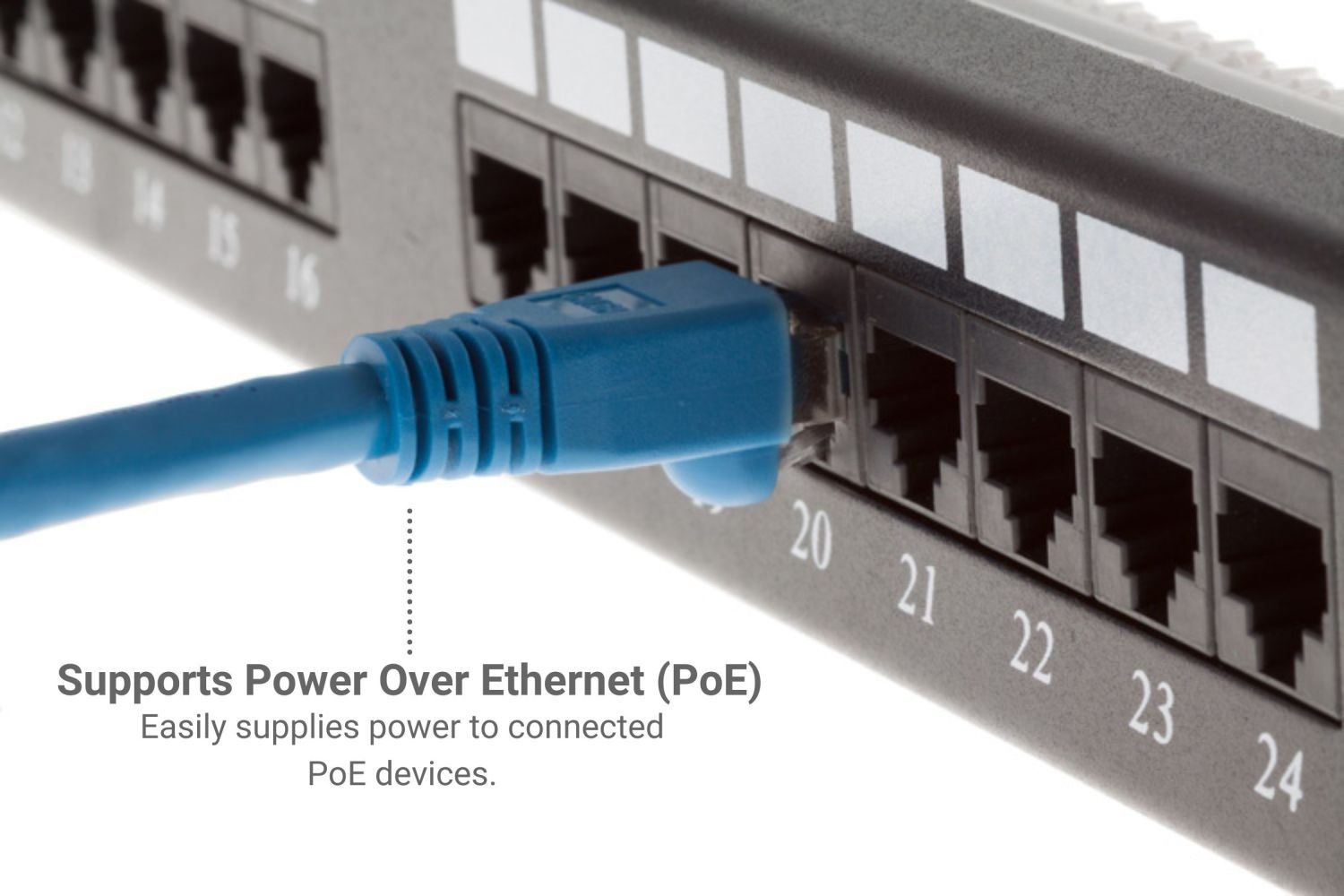 CAT6A Shielded Ethernet Patch Cable, Snagless, 25′ Blue – Lifetime Warranty