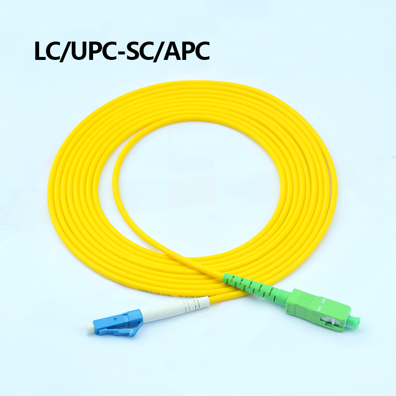 LC/UPC-SC/APC fiber patch cord jumper cable,3.0mm,3/5/10/15 Meters