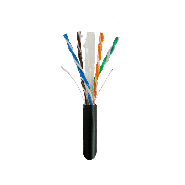 Cat6 Unshielded Ethernet Cable Gel Bare Copper Direct Burial UTP 1000ft 23AWG