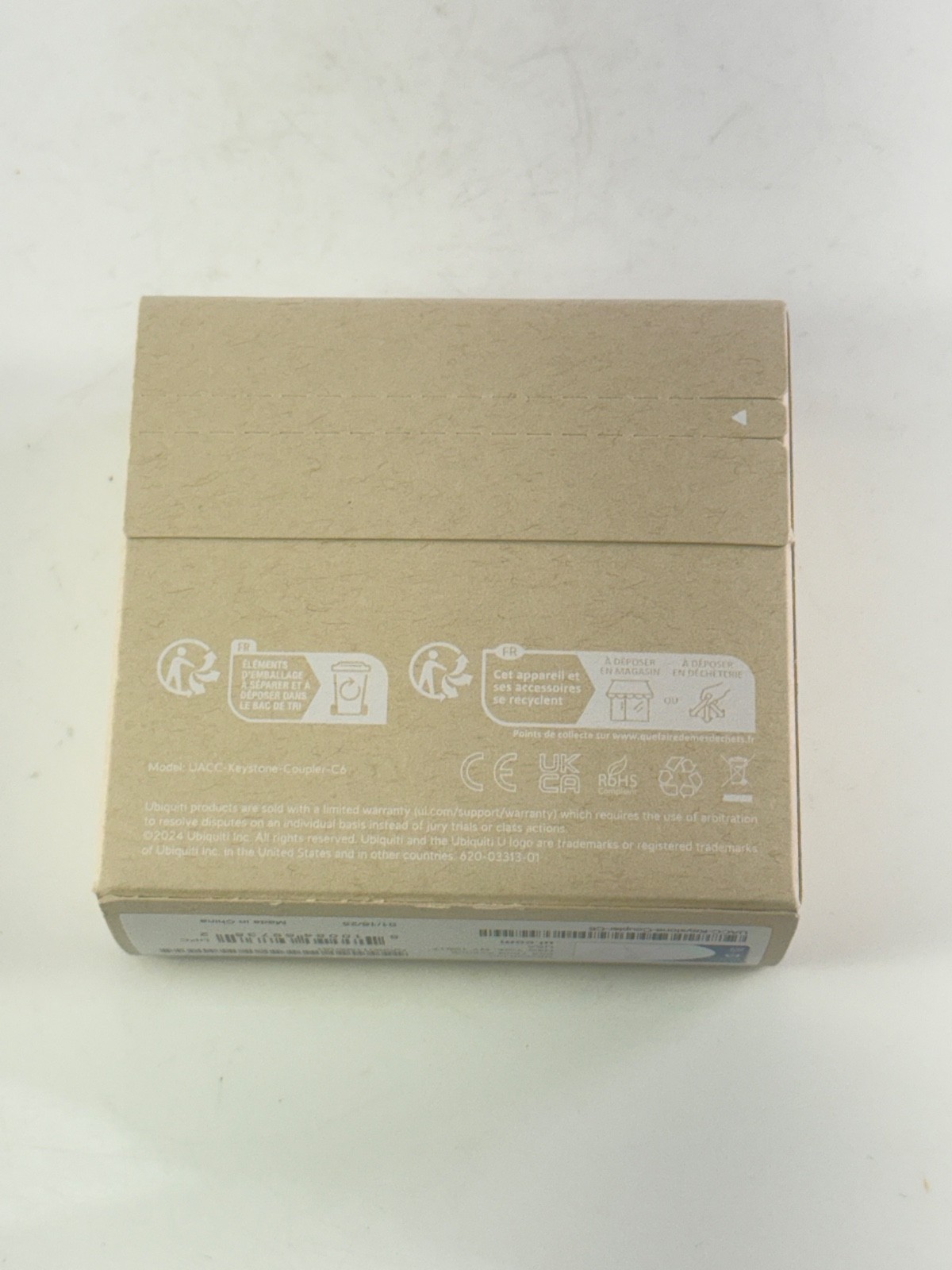 Ubiquiti UACC-Keystone-Coupler-C6 Cat6 12 Pack Keystone Coupler Box New