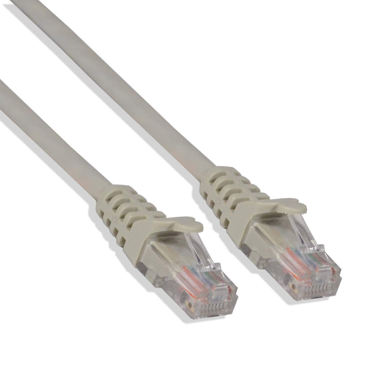 10ft Cat5e Cable Ethernet Lan Network RJ45 Patch Cord Internet Gray (50 Pack)