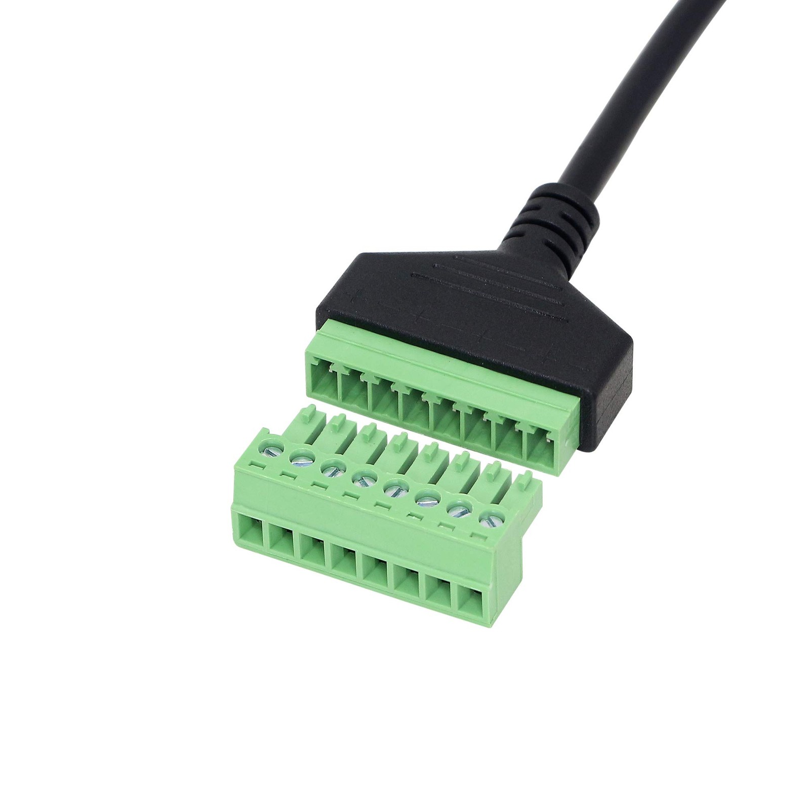 SinLoon Ethernet RJ45 Male Plug to 8 Pin Screw Terminal Block Connector for C…