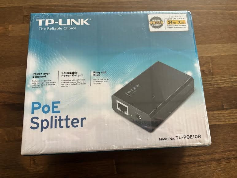 TP-LINK TL-POE10R Gigabit PoE Splitter Adapter – New!