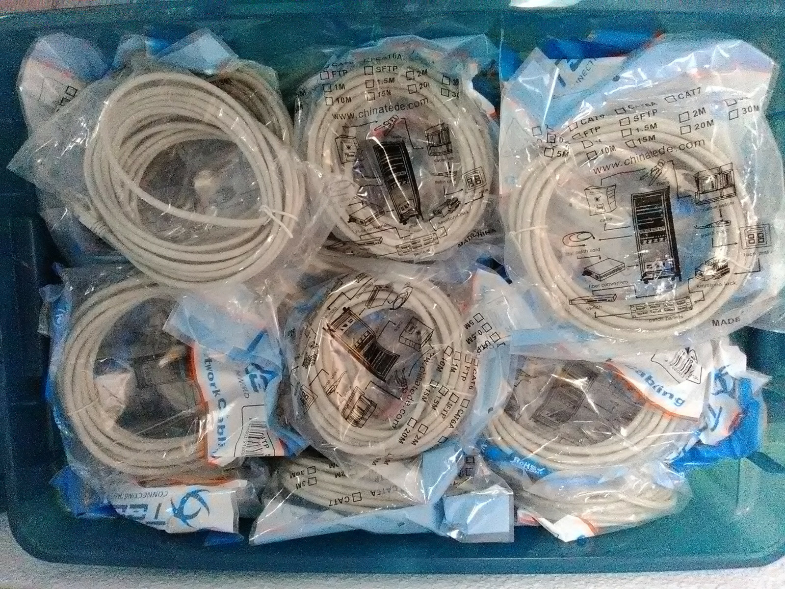 cat 6 cable 5m one box