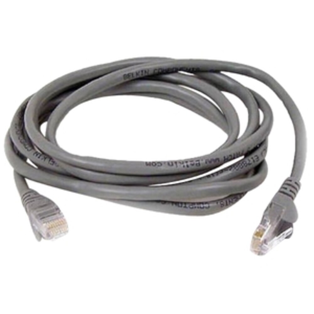 BELKIN INTERNATIONAL INC A3L791B07-S 7Ft Cat5E Patch Cable Utp Gray Pvc Jacket
