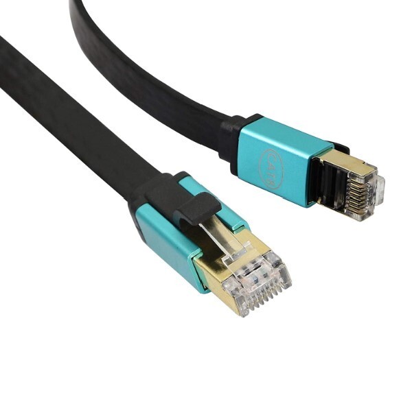 NEW!!! 6FT CAT8 Ethernet CABLE for Xbox, Modems, Routers, PC – 40Gbps 2000Mhz