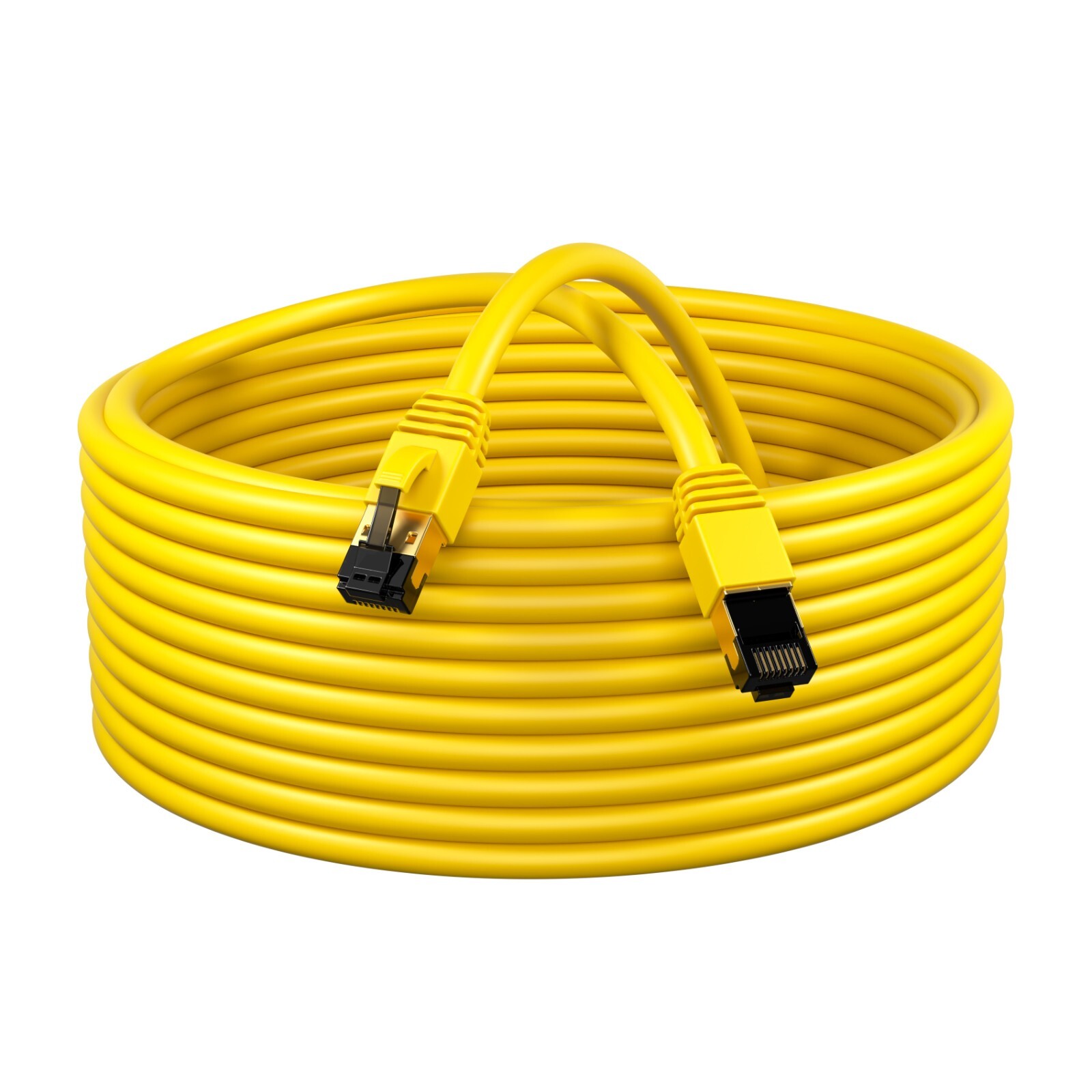 CAT8 Gold Plated Shielded Ethernet Patch Cable Network High Speed S/FTP LAN Lot