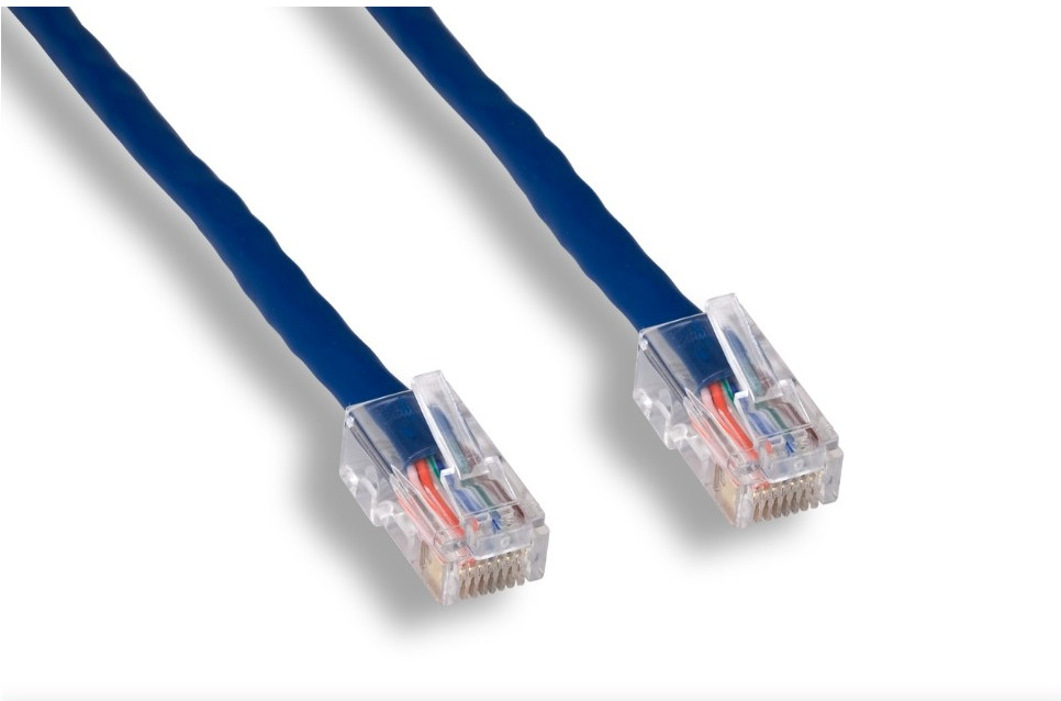 Cat6 550MHz patch cable non-booted 1ft 2ft 3ft 5ft 6ft 7ft 10ft Lot of 1,5,10