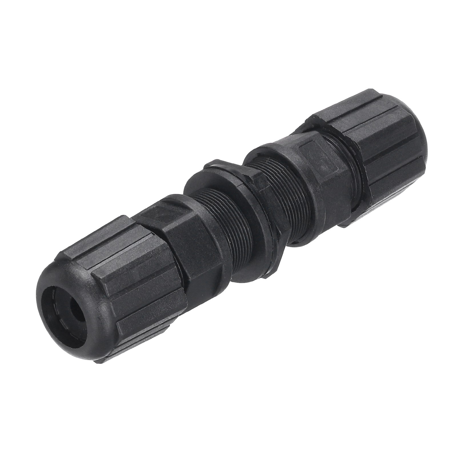 5PCS Waterproof RJ45 Coupler Dual Head IP67 Ethernet LAN Cable Connector