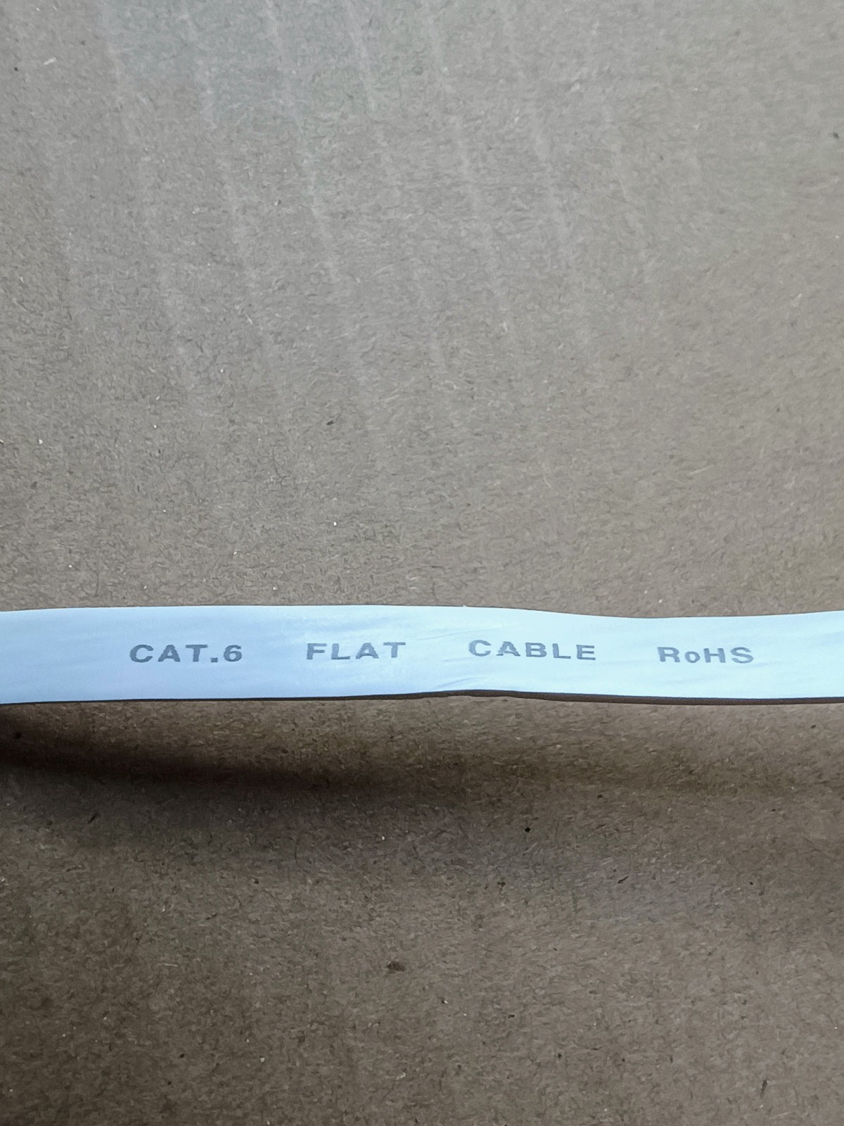 Cat6 Flat Ethernet Cable 3.3ft 1m White RJ45 LAN Network Patch Cord New
