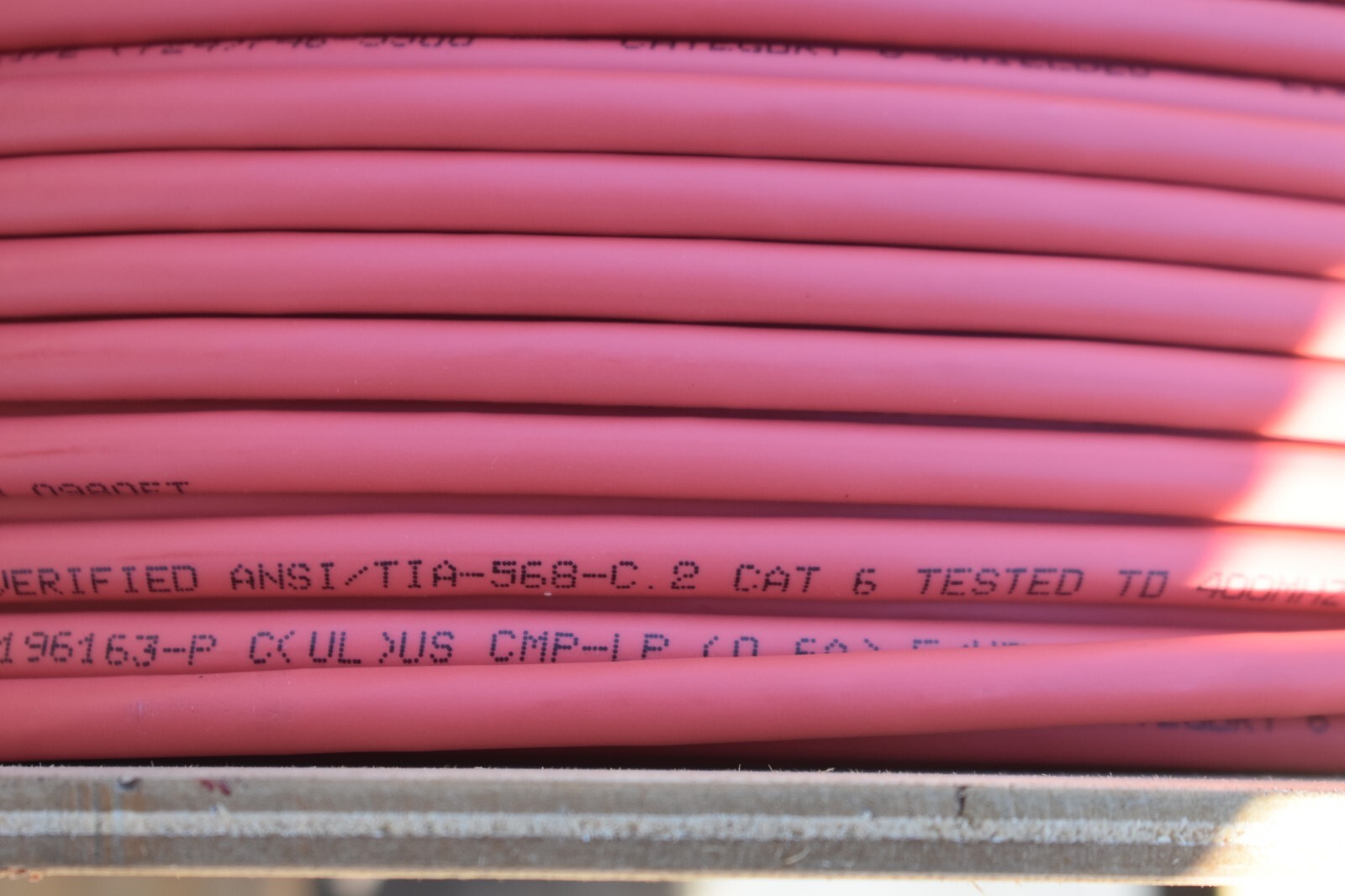 Black Box EVNSL0616A1000 Cat.6 STP Bulk Network Cable 1000ft – Red