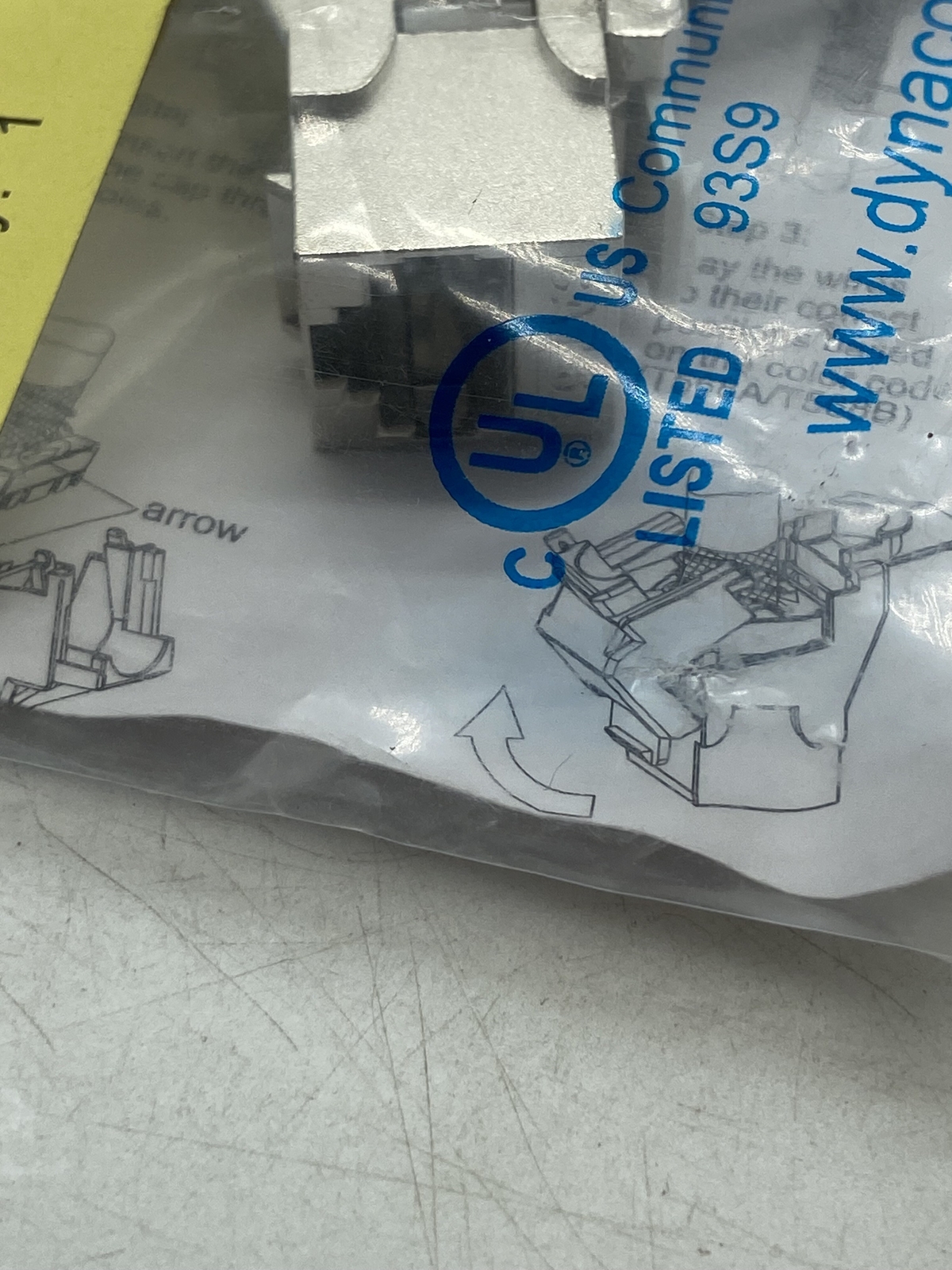 New Sealed Dynacom 10606AS Sheilded Cat6A Data Jack Free Shipping