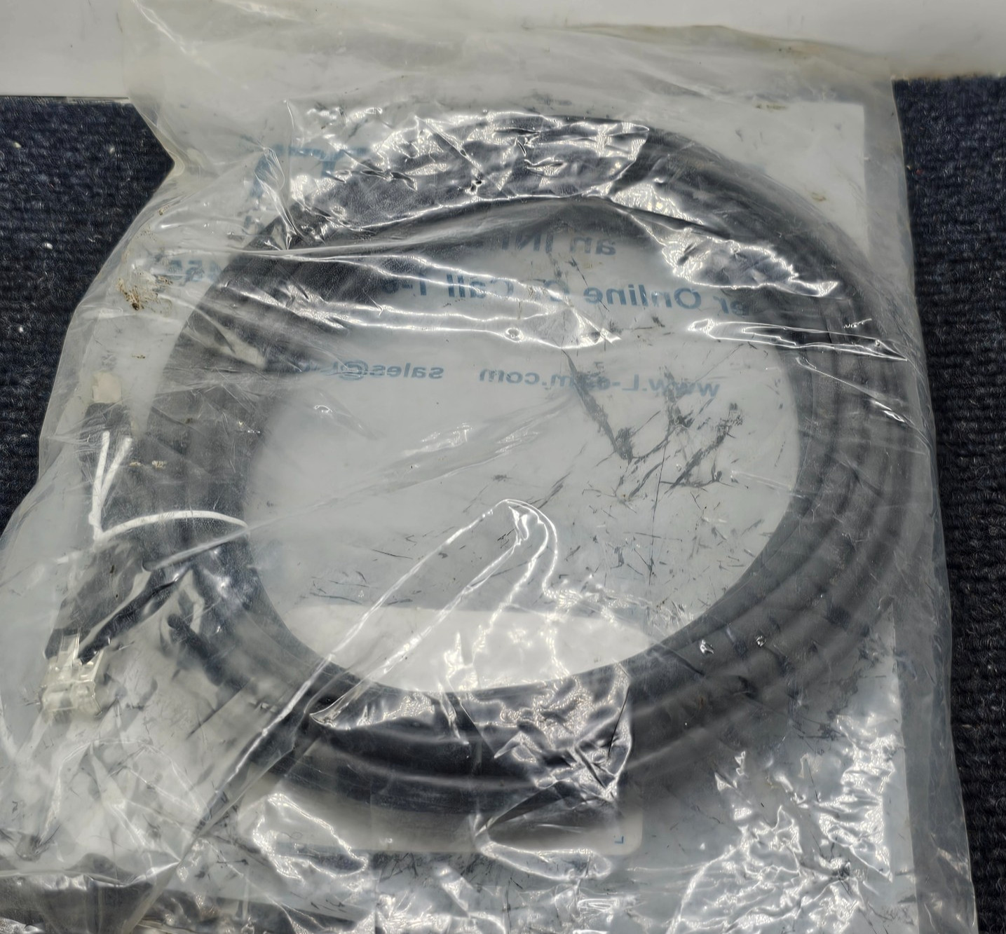 L-Com TMD06014014020-018F CAT5E Cable Assembly RJ45 Male Plug to RJ45 Male Plug