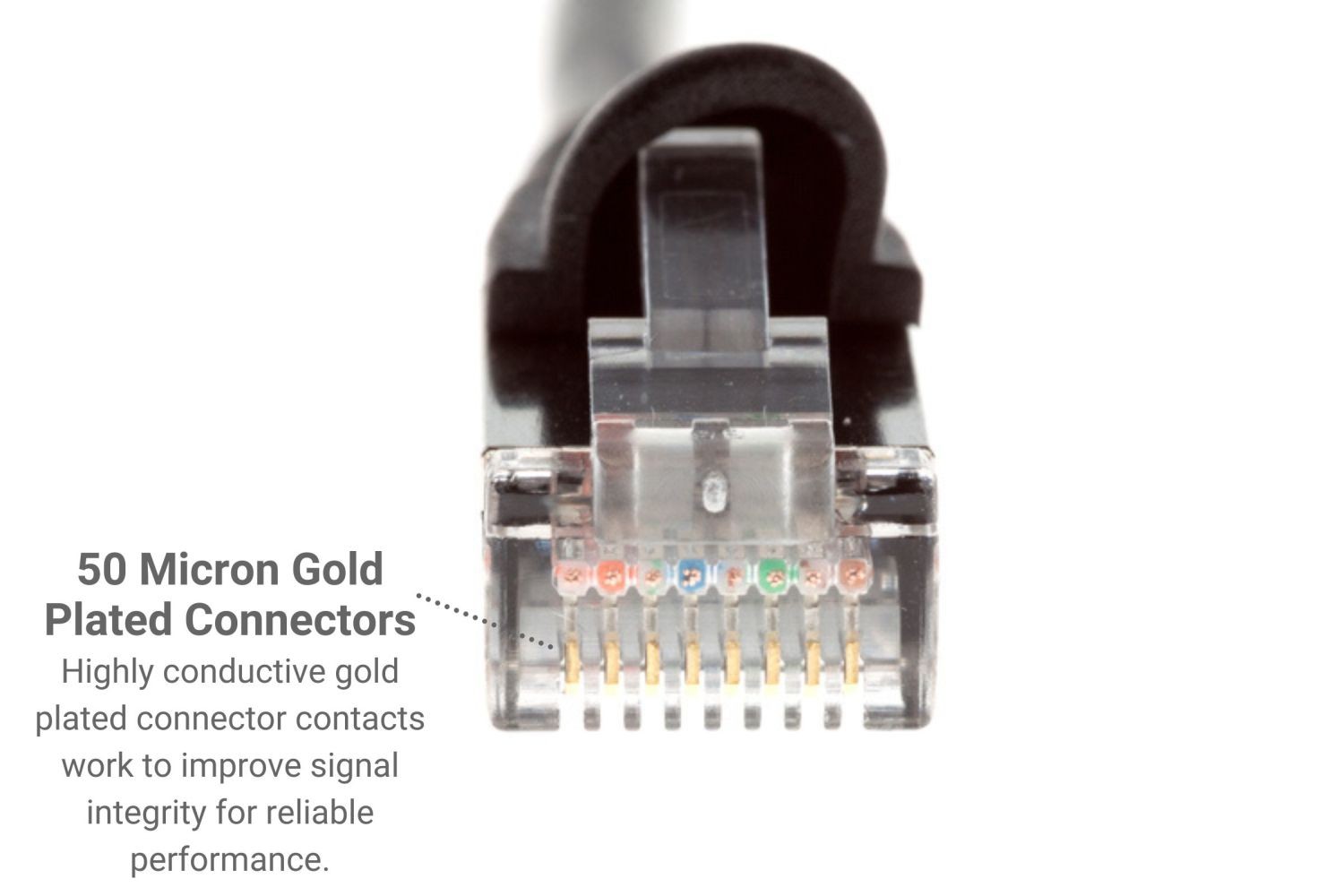 CAT5e Shielded Ethernet Patch Cable, Snagless, 150 Foot – Lifetime Warranty