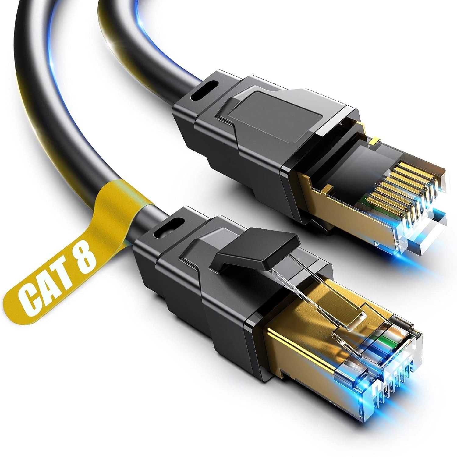 Cat 8 Ethernet Cable, 1.5Ft 3Ft 6Ft 10Ft 15Ft 20Ft 30Ft 40Ft 50Ft 60Ft 100Ft …