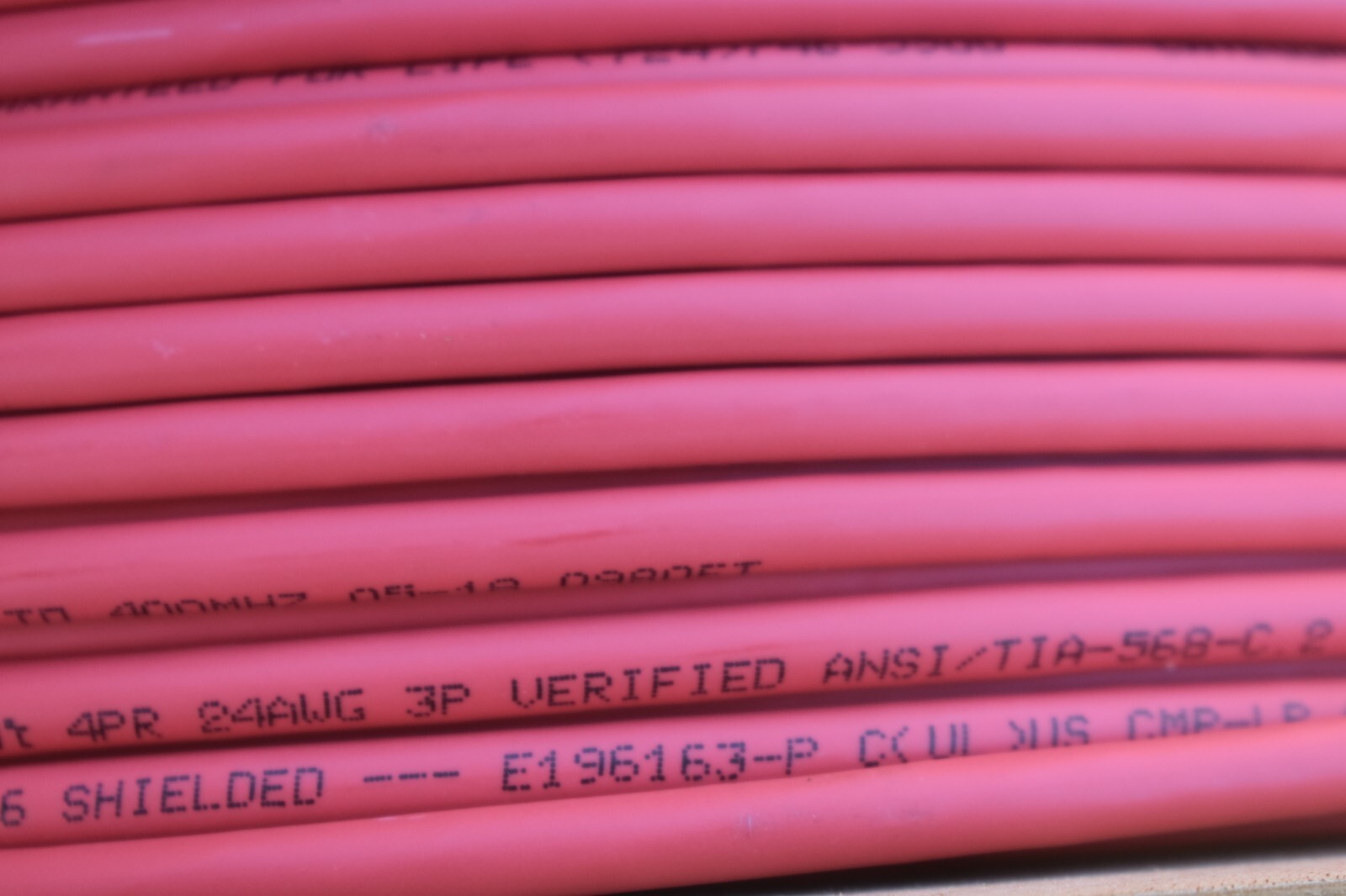 Black Box EVNSL0616A1000 Cat.6 STP Bulk Network Cable 1000ft – Red