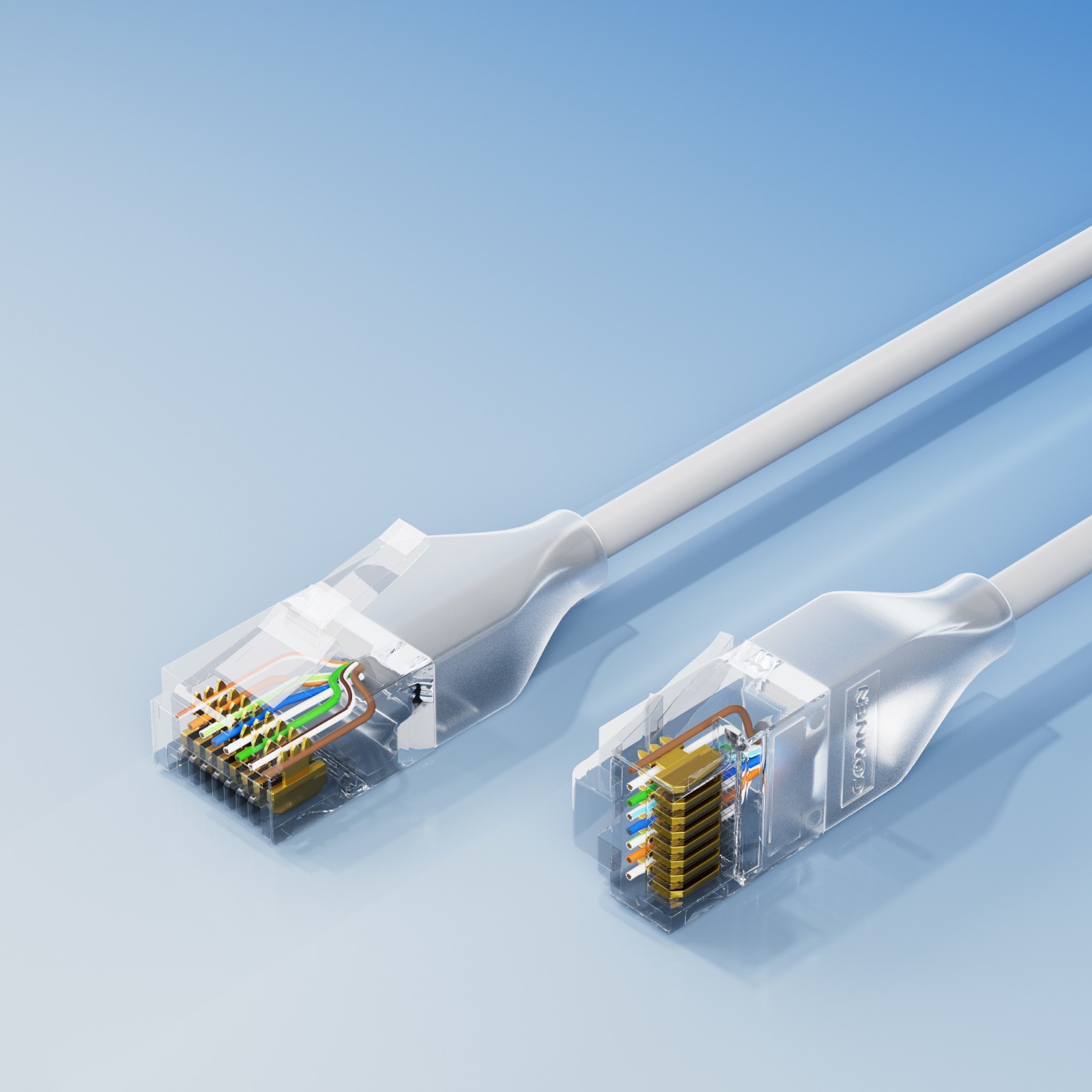 24-Pack Cat6A Ethernet Patch Cable Sizes 10cm – 2m Ubiquiti Etherlighting PoE++