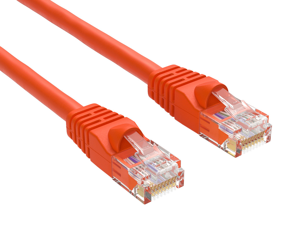 100ft Cat6 Ethernet Cable RJ45 Snagless 24AWG for Gaming PS5 PC Router, Orange