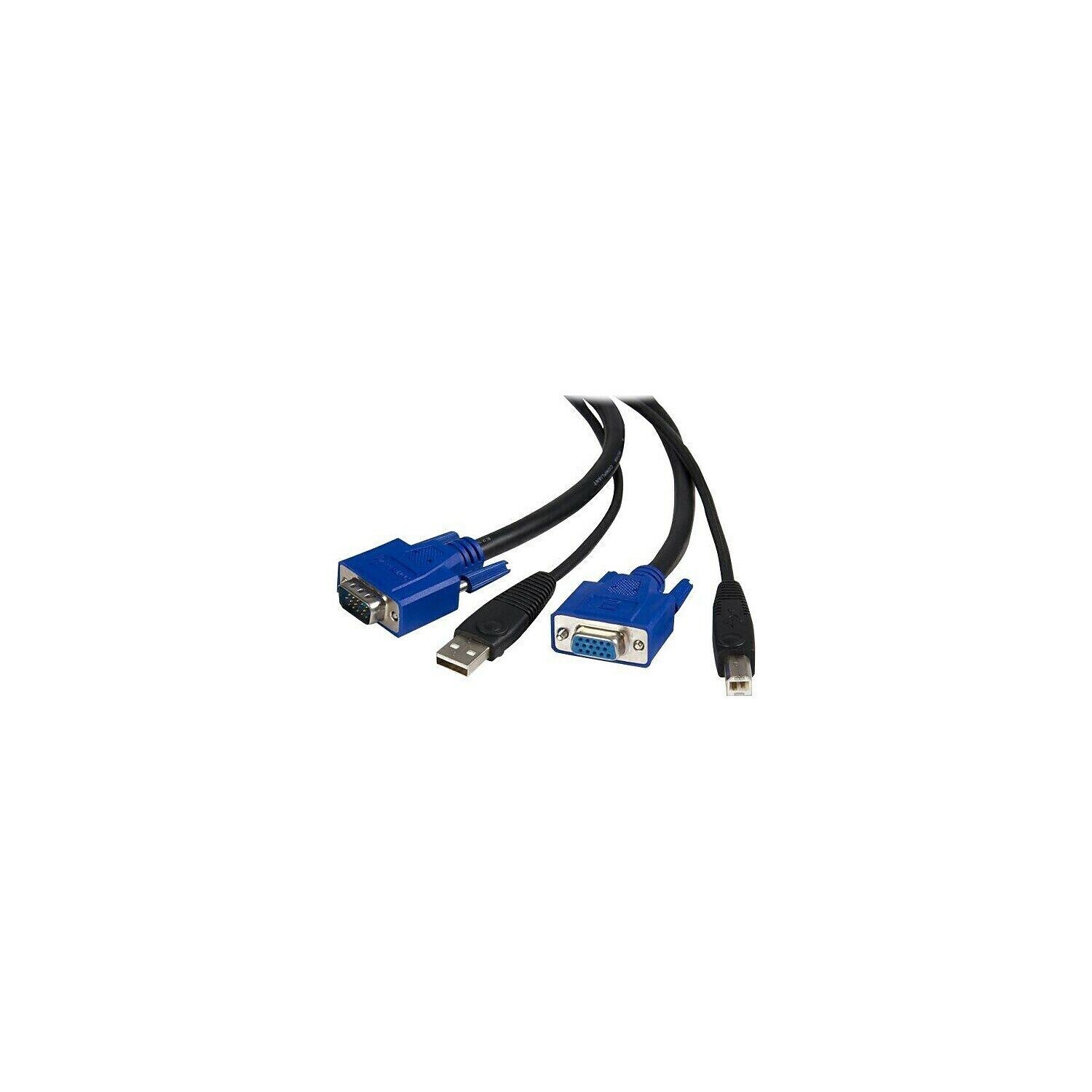 StarTech 2-in-1 Universal USB KVM Cable 10′(L) SVUSB2N1_10