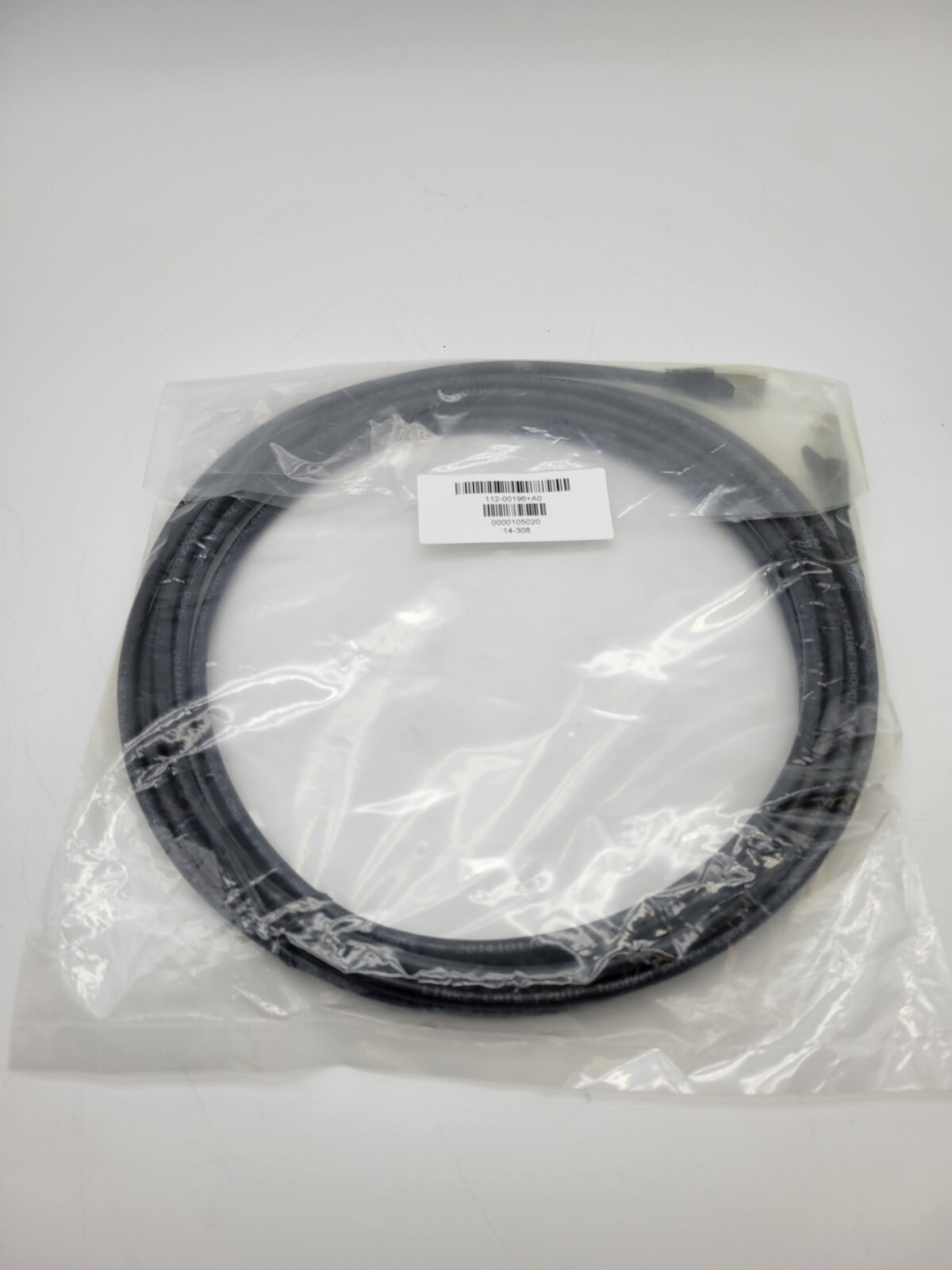 2 Pc Netapp 112-00196 Ethernet Cable RJ45 CAT6 5m NOS Black 2 Pieces Lot