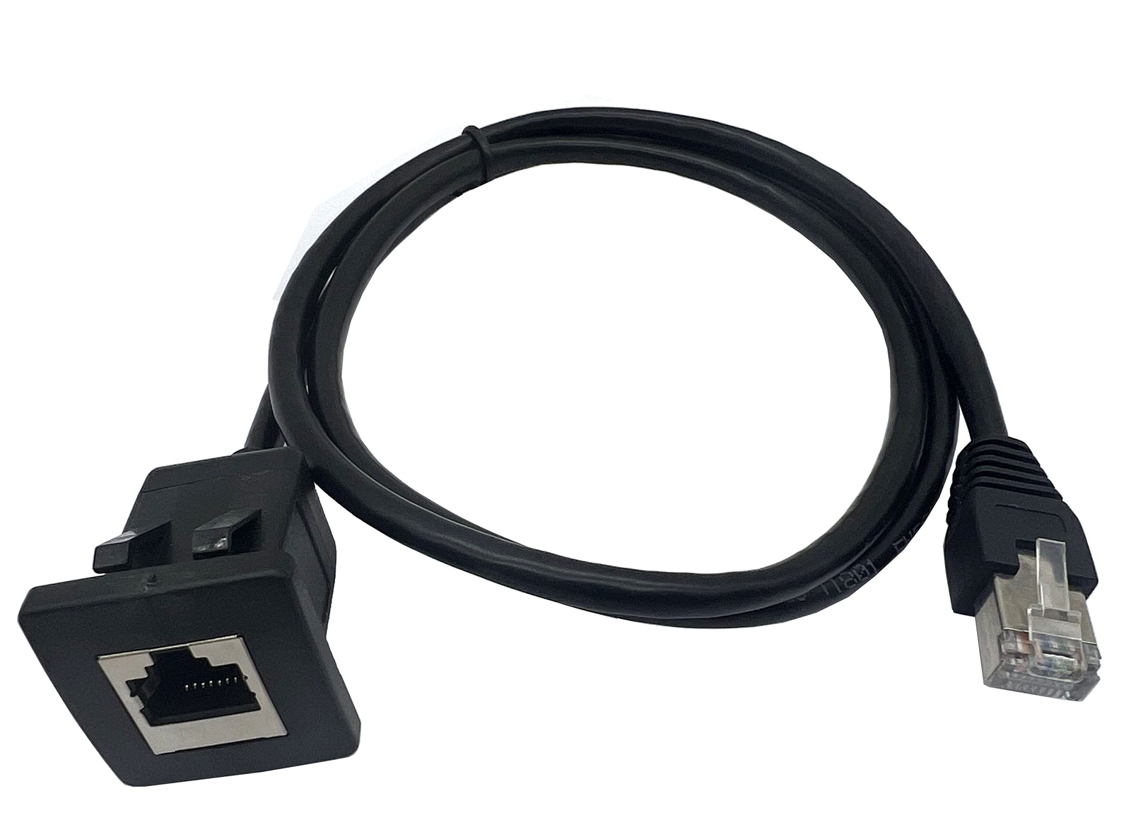 Cat5e Rj45 Square Flush Mount Cable Rj45 Male To Female Shielded Ethernet Networ