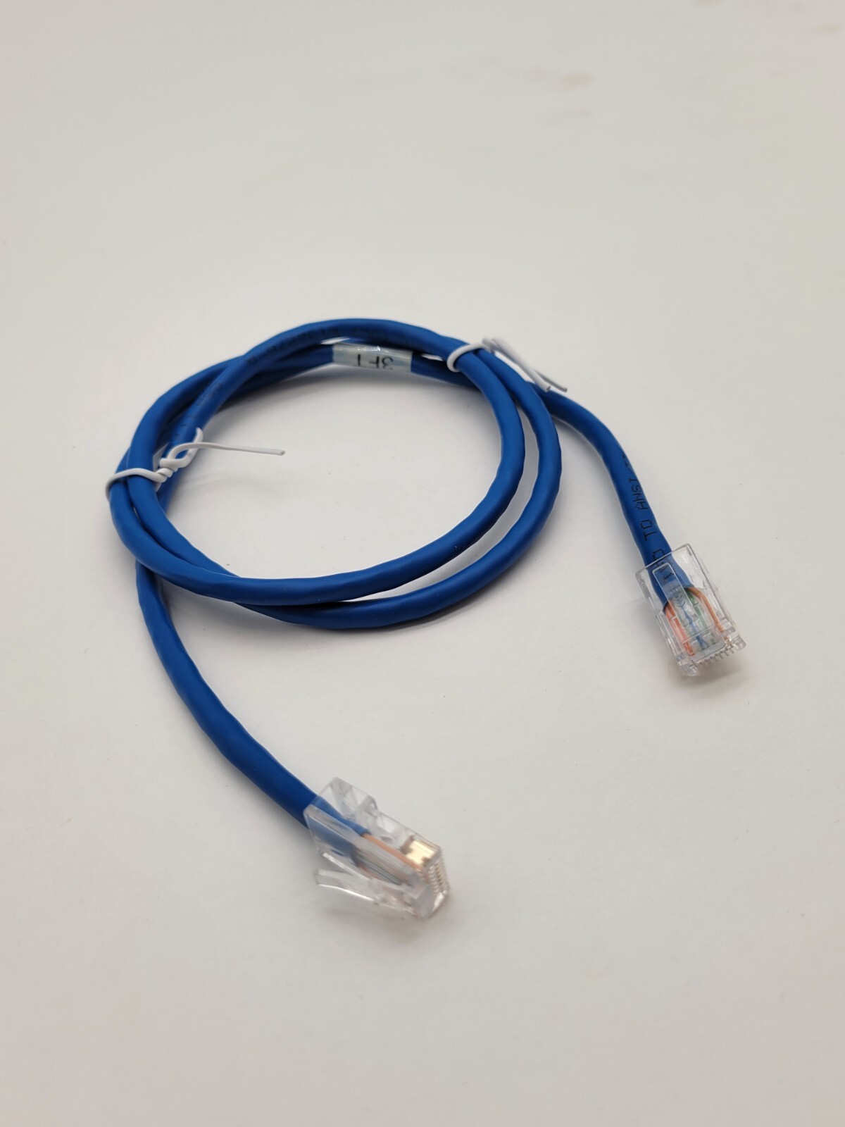 Quiktron 560-110-003 Non Booted Cable Patch Cord Value Series 3-Feet 24 AWG Blue