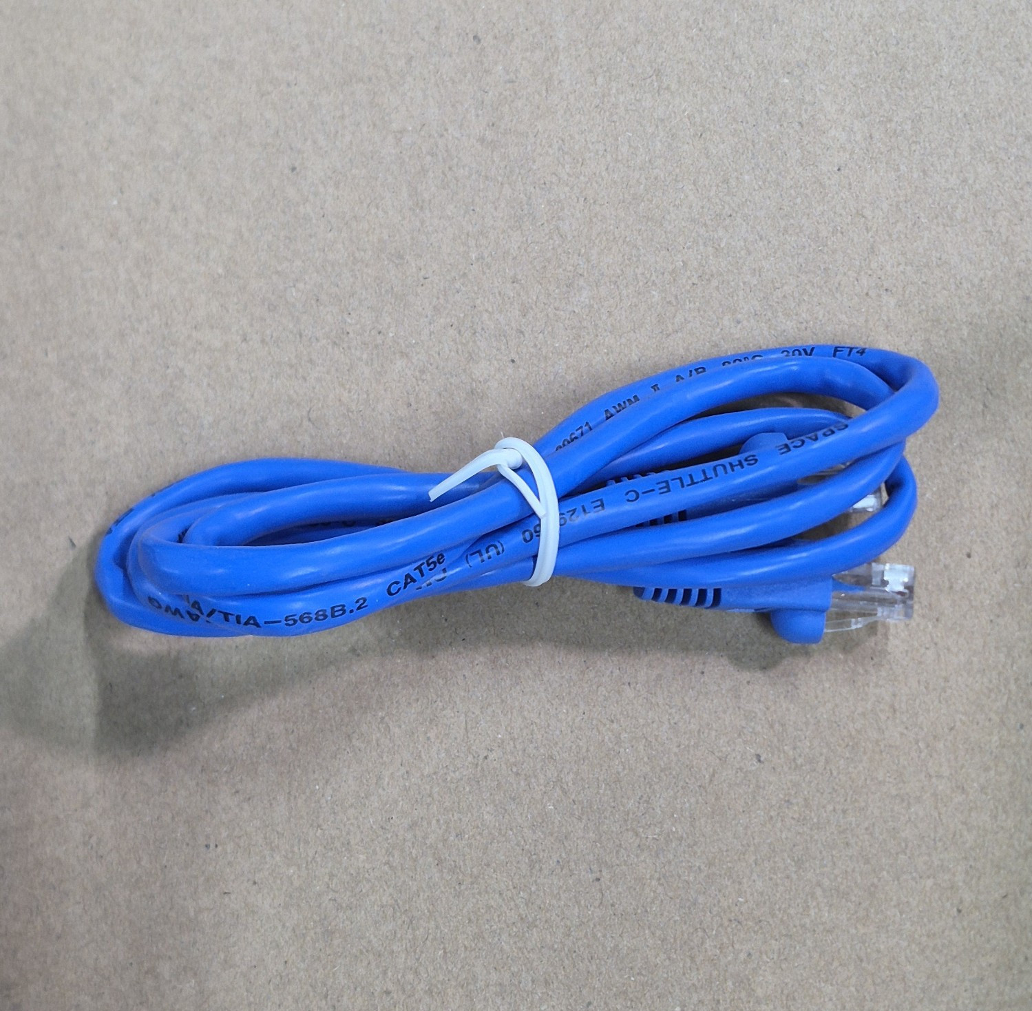 10 PK – Cat5e Ethernet Patch Cable 5ft Blue RJ-45 Male to RJ45 Round Cable