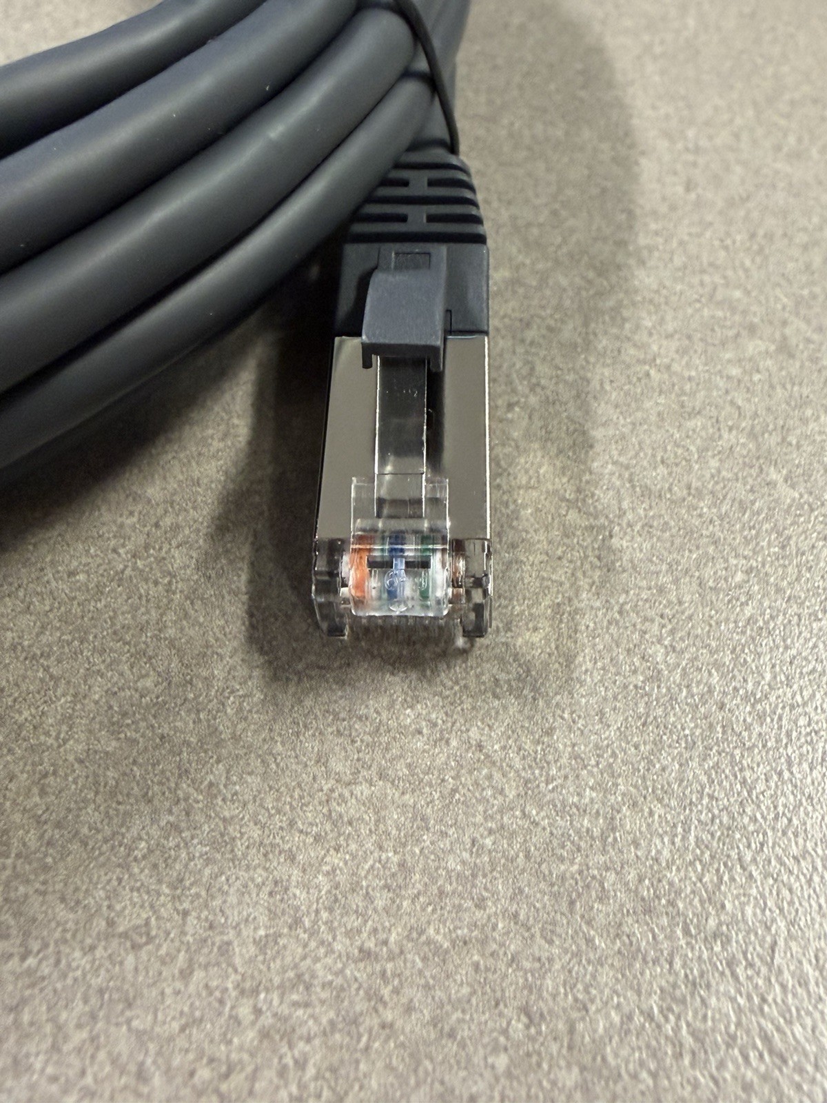 Lot Of 6 NEW Logitech CAT5e Ethernet Cables 7M (23ft) RJ45 Graphite 952-000073
