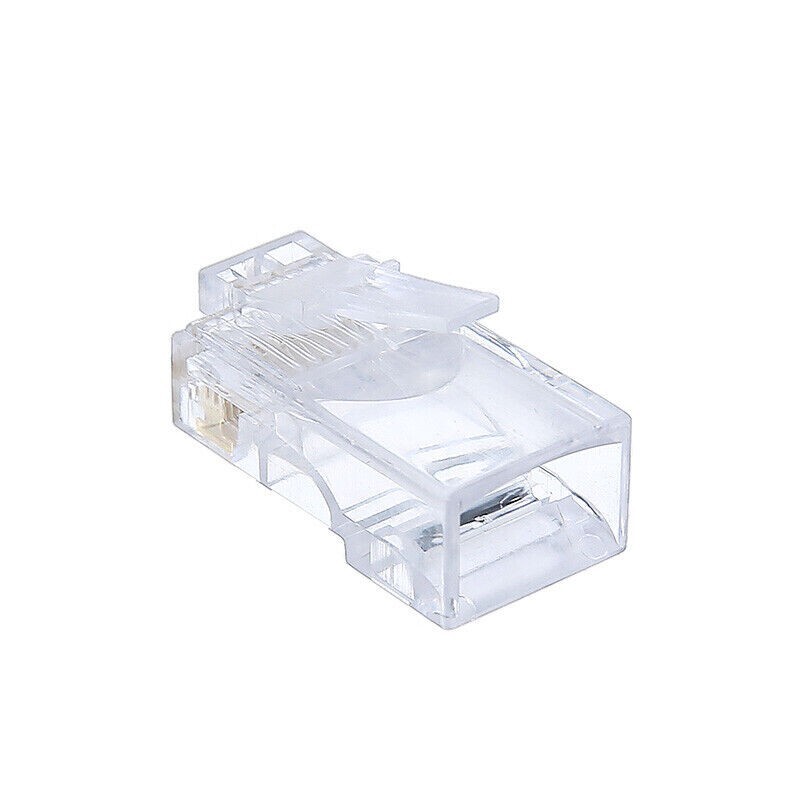 AMP Tyco Cat5e CAT6 RJ45 Ethernet Network Modular Connector Plug – Box of 100pcs