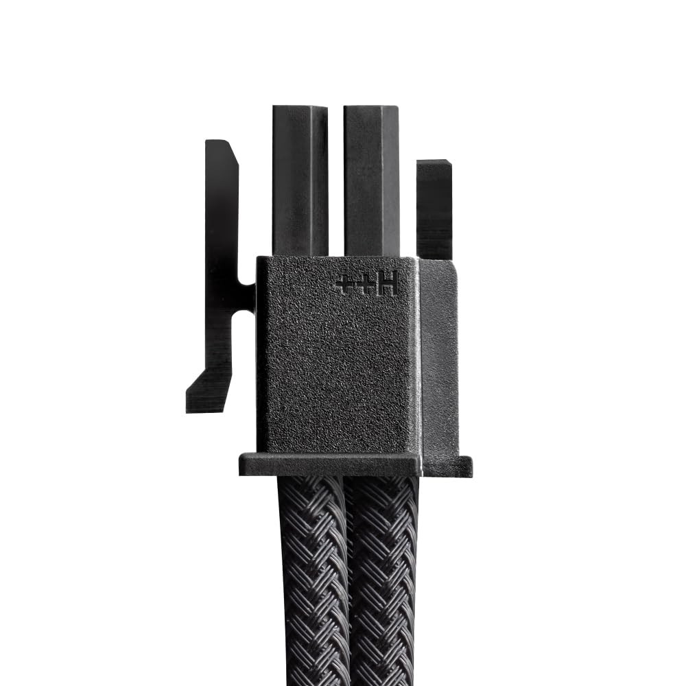 Universal Pro ModMesh Sleeved 12V 2×6 12VHPWR 90 Degree Power Cable 60cm