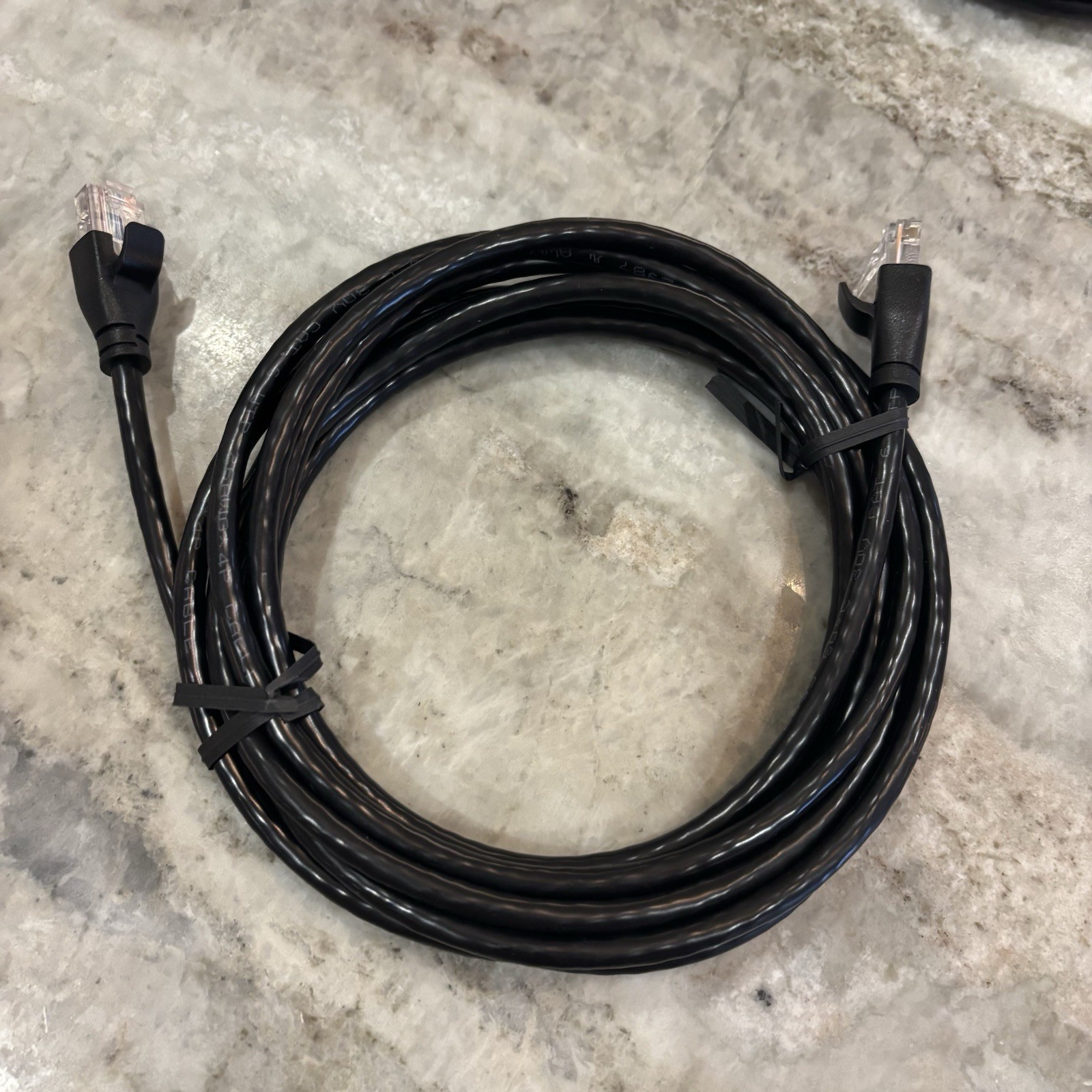 5-pack – RJ45 CAT-6 Ethernet Patch Internet Cable – Black – 10 ft/3 m NEW