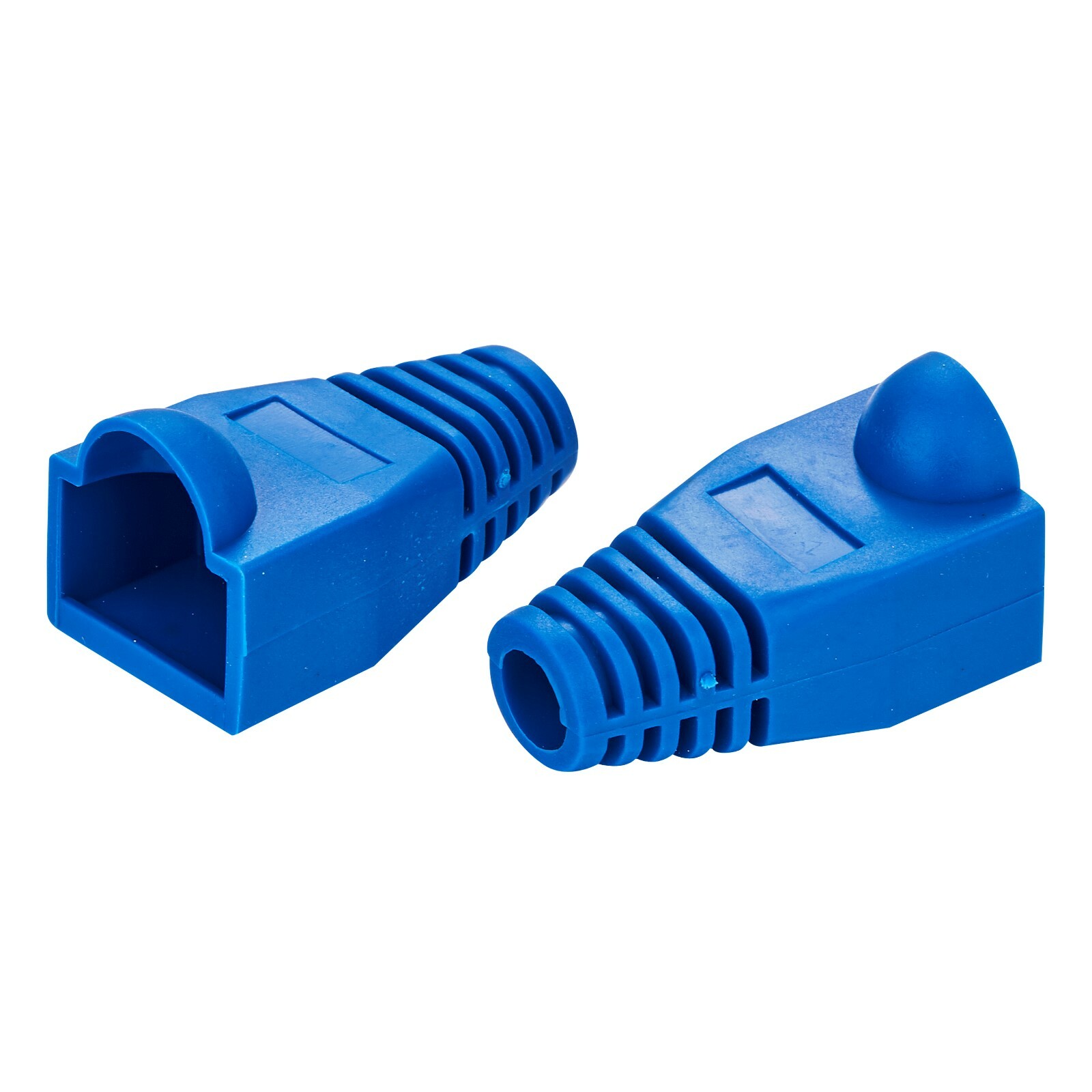 100 pcs Boot Cap Cover for RJ45 Network Connectors Cat5 Cat5e Cat6 Cable Blue