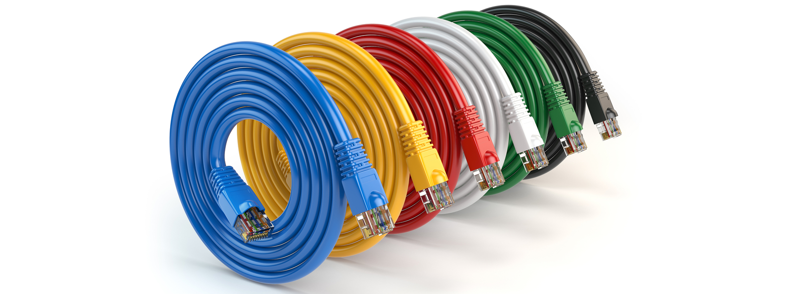 CAT6 Ethernet Patch Cord Cable High Speed Network Cat 6 RJ45 550 MHz UTP Gaming