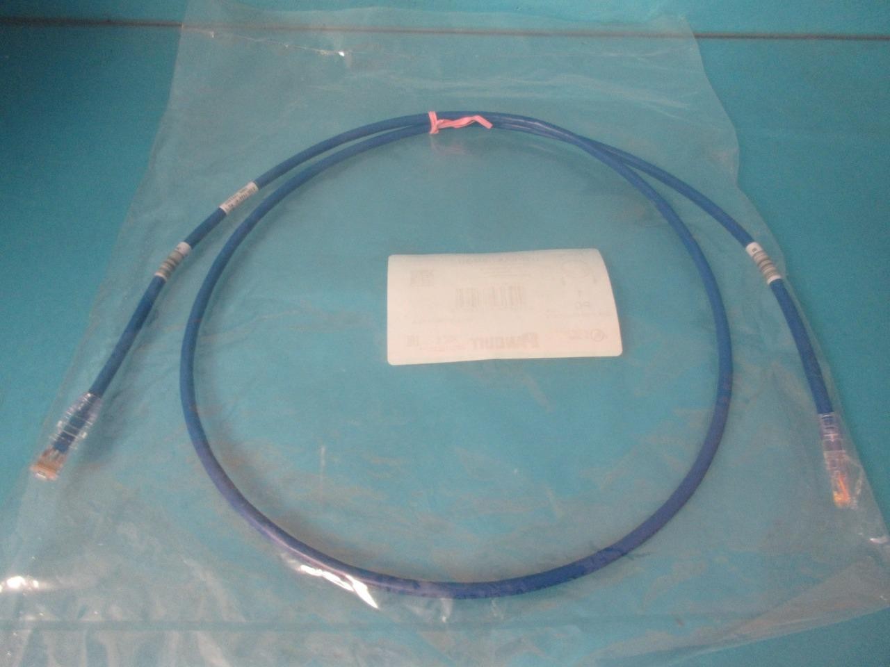 PANDUIT UTP6AX1.5MBU 5′ CAT 6A 26AWG SNAGLESS S/FTP PVC CM ETHERNET PATCH CABLE