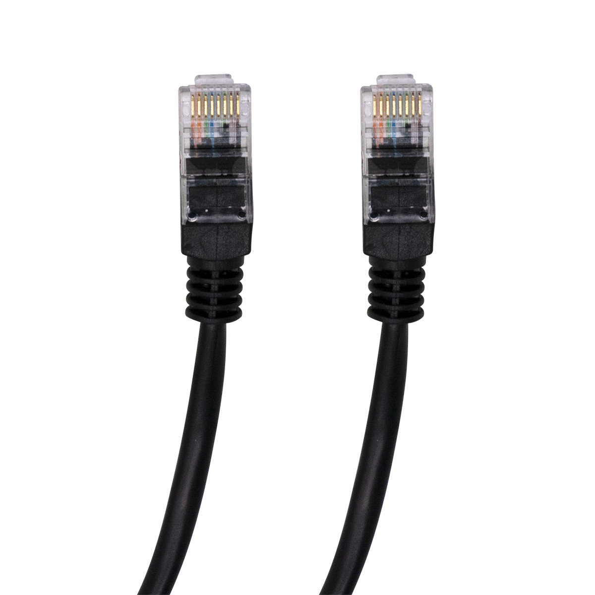 Ethernet Network Cable – 5 Foot Black – LAN Cat5e Patch Cord – 5 Ft – NEW