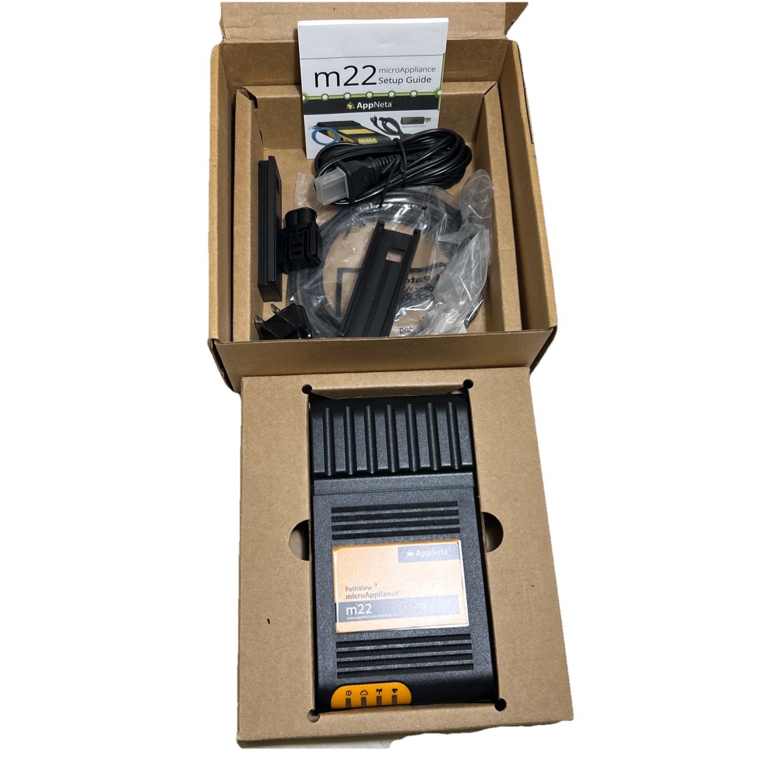 AppNeta M22 PathView MicroAppliance Network Monitoring Unit w/ Box & Kit