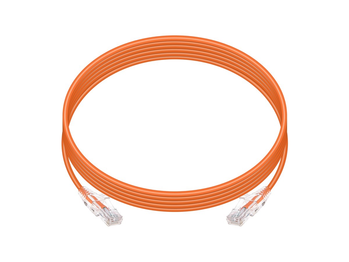 Monoprice Cat6 Ethernet Patch Cable – 10 feet – Orange | Snagless RJ45 Stranded