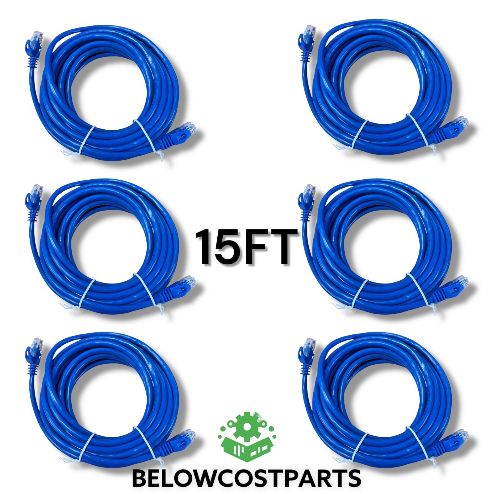 1 Lot 6PC Berk-Tek Hyper-Plus Cat5eCMP 24AWG 75°C C(UL) US ETL Cable–TIA-568.2-D
