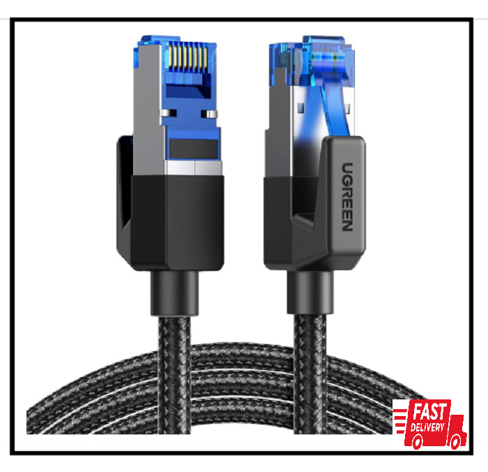 UGREEN Cat 8 Ethernet Cable 6FT, High Speed Braided 40Gbps 2000Mhz Network Cord