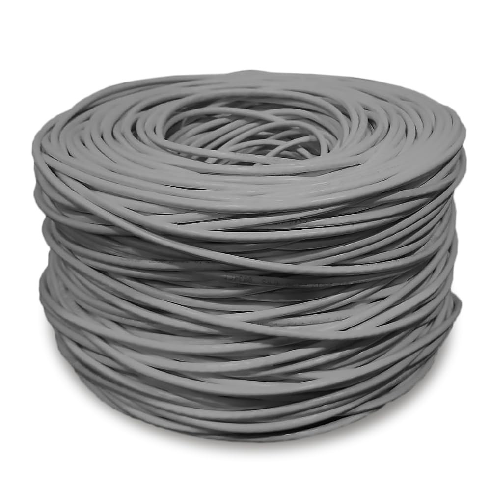 Dripstone Cat6 1000-Feet UTP Solid Cable 23AWG LAN Network Ethernet RJ45 Wire, G