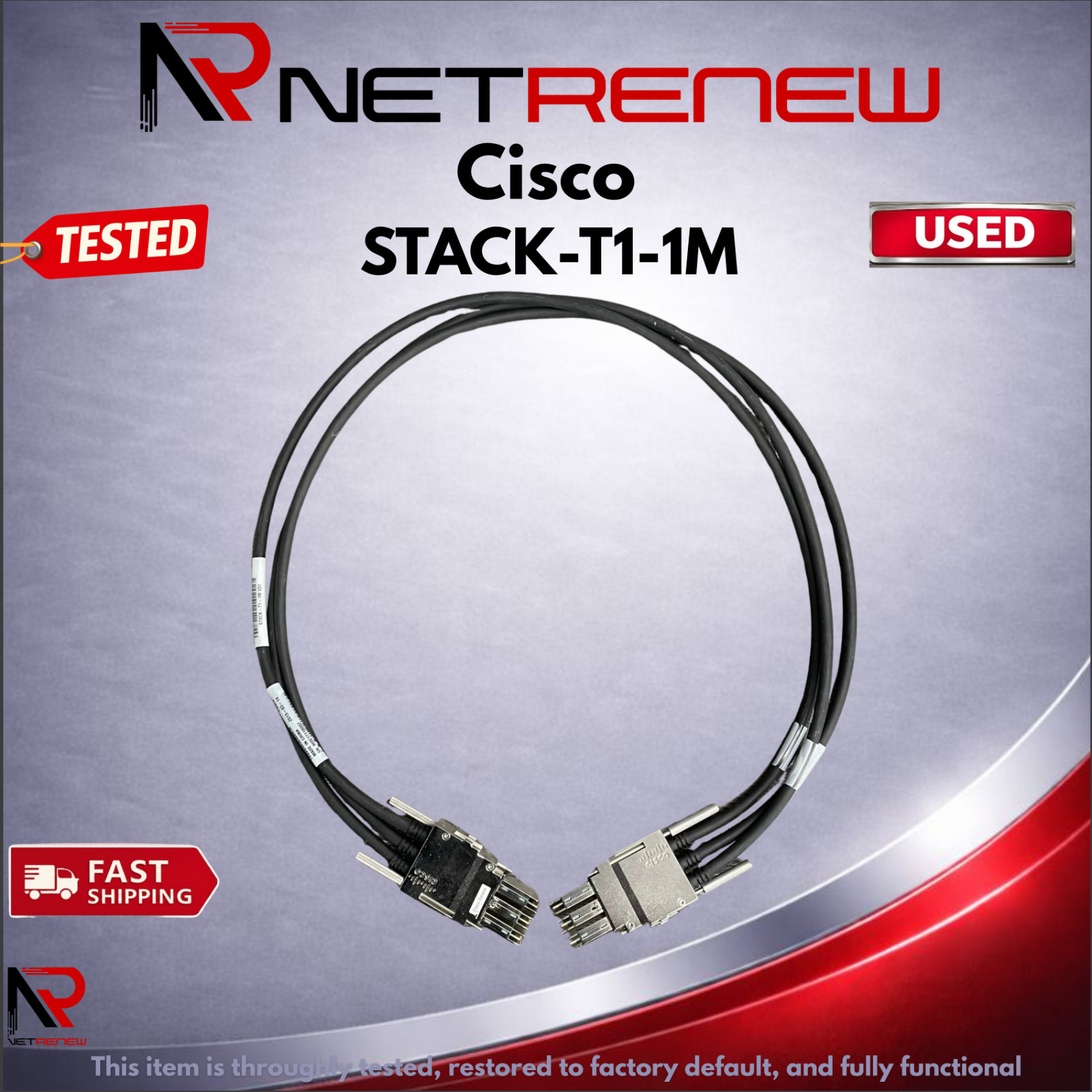 Cisco STACK-T1-1M StackWise-1M for 3850 Series Stacking Cable
