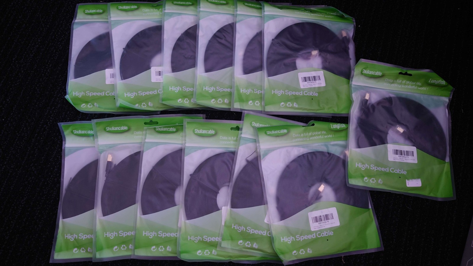 RJ45 FLAT CAT7 10M Ethernet Network Cable Cord Flat
