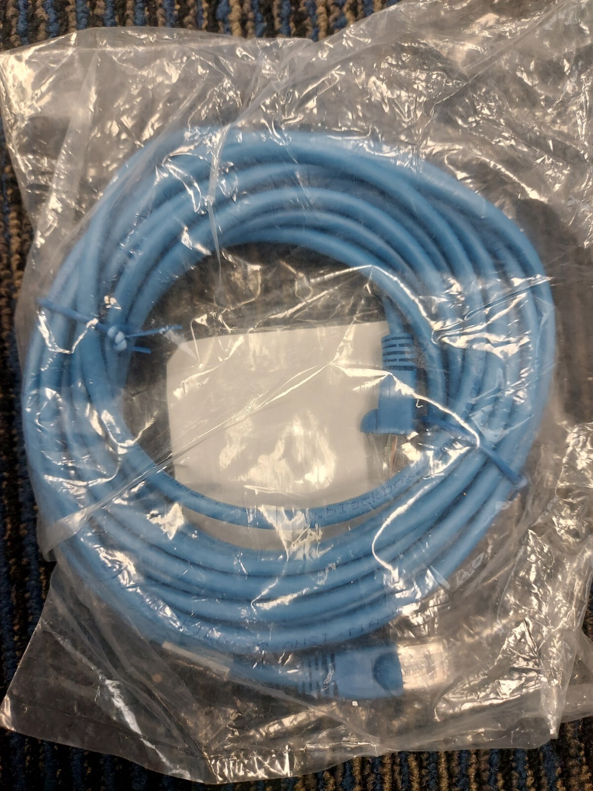Black Box Cat6 20ft Patch Cable CAT6PC-020-BL, Blue (2 Pack)