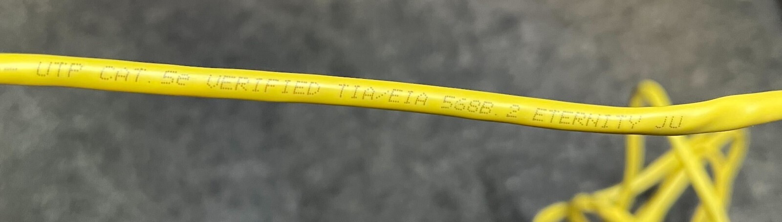Ethernet Cable 10ft Cat5e RJ-45 connectors Verified TIA/EIA 568B.2 26AWG 4Pair
